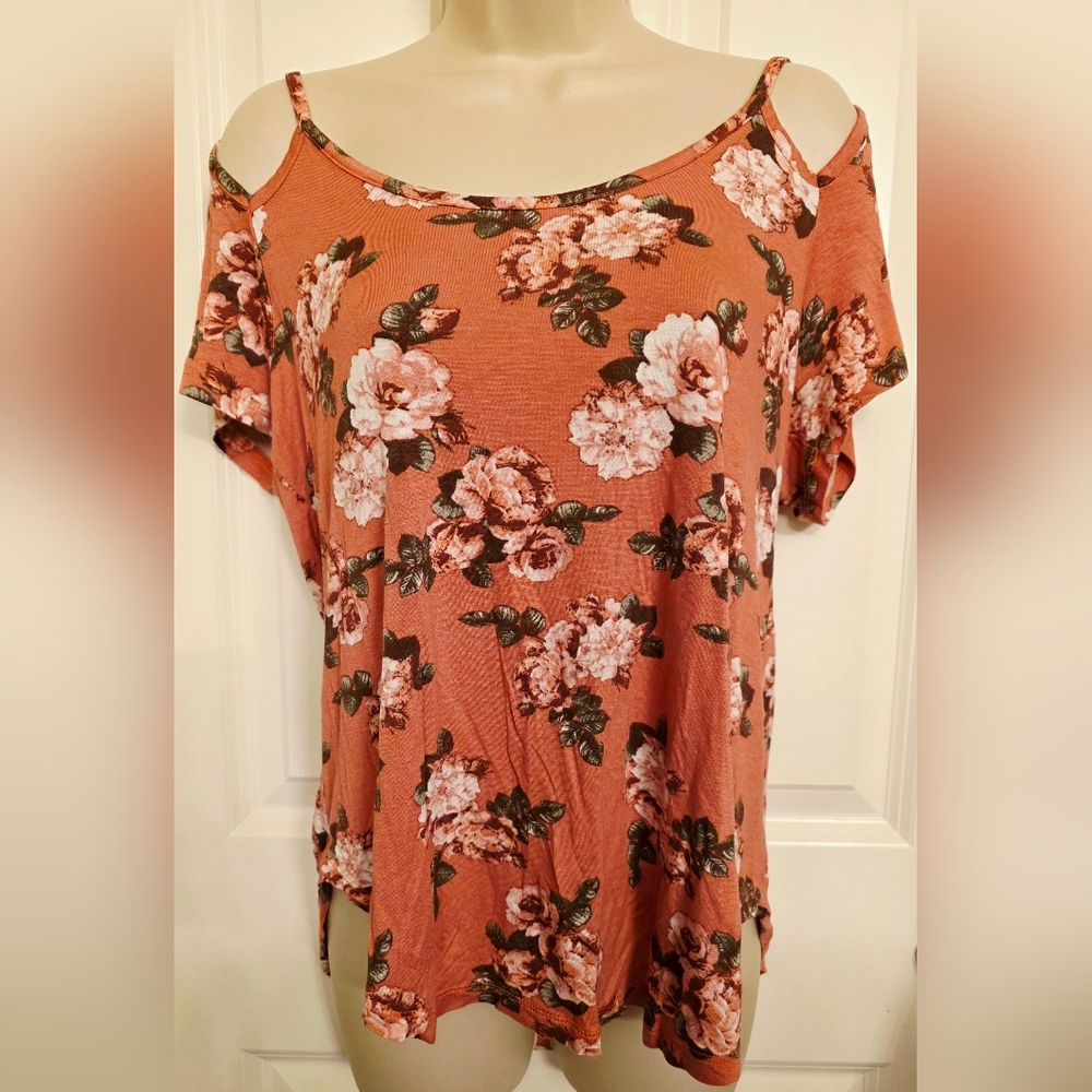 Rue 21 Floral Women's Top - Rust